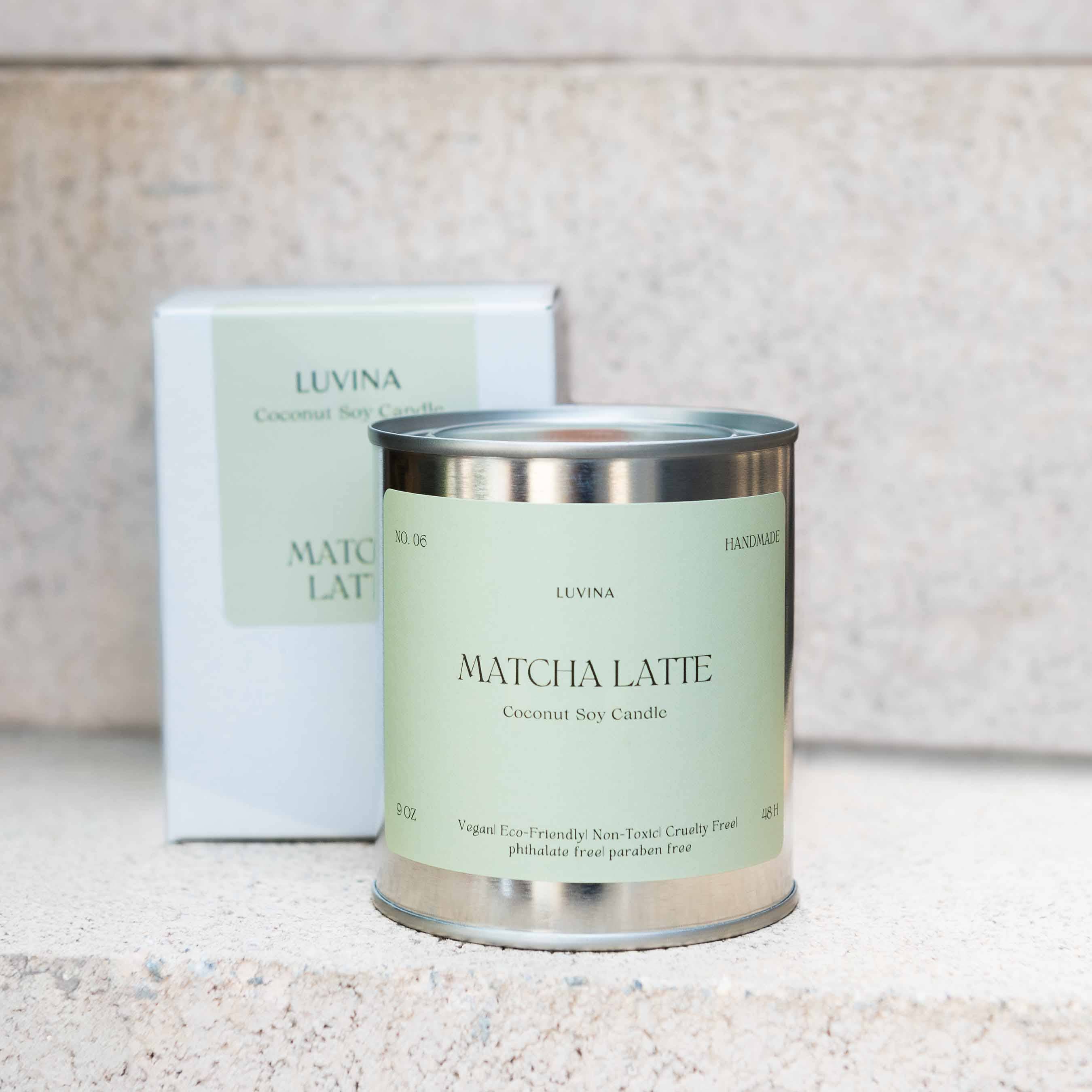 Luvina - Wholesale Jar/Filled Candle - Matcha Latte1