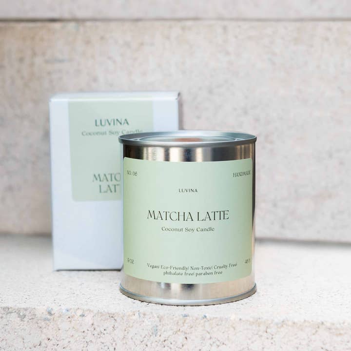 Luvina - Wholesale Jar/Filled Candle - Matcha Latte1