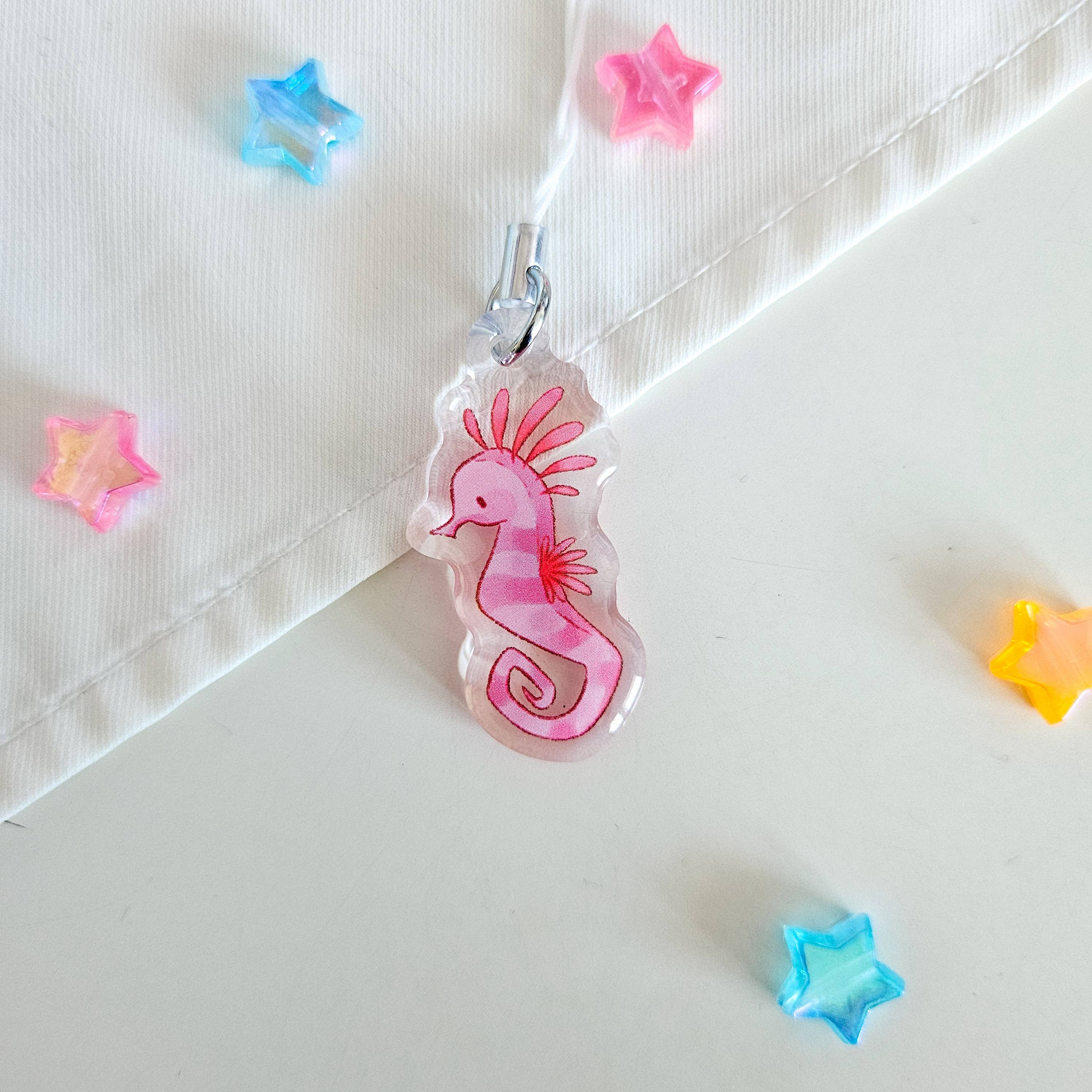 Zellie's Koi Pond - Venta al por mayor Correa para móvil - Colgante para teléfono Seahorse3