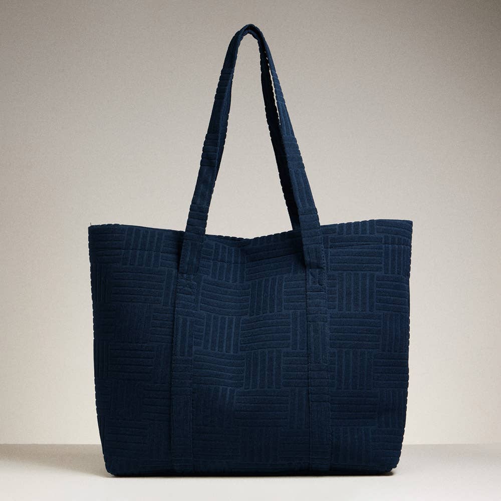 Sensibling Corp. - Wholesale Tote Bag - Women's - Grid Pattern Everyday Tote Bag16