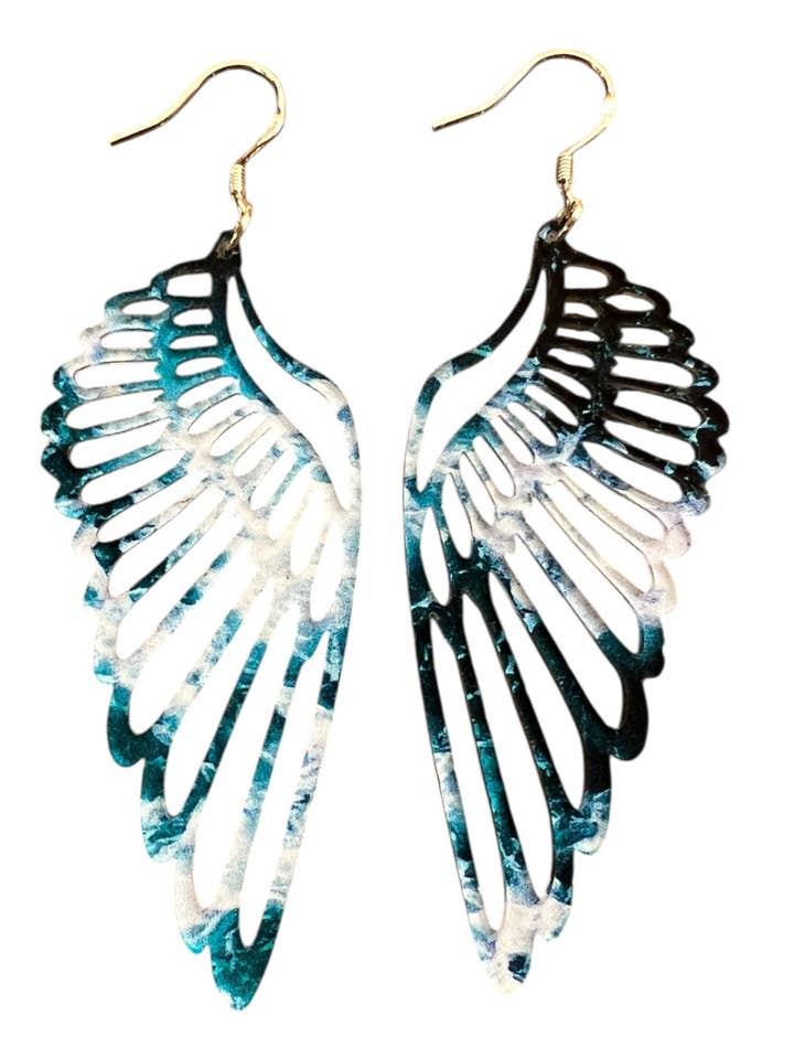 Ocean Angel Wing Earrings for wholesale by Comer Teng Studio