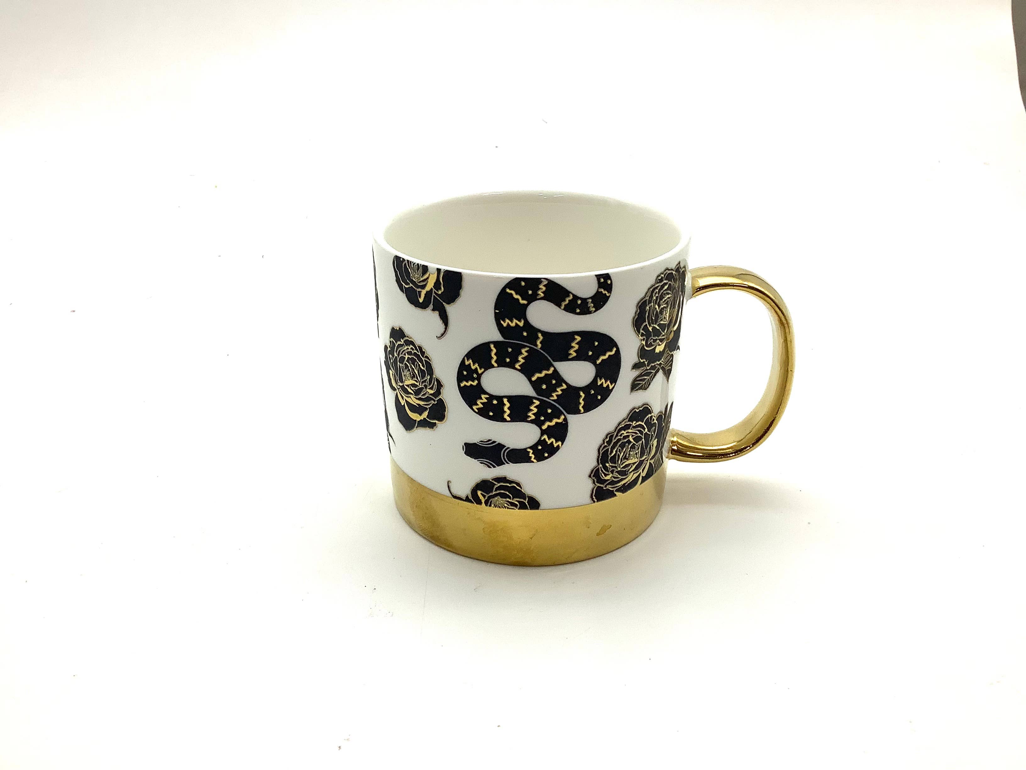 All Little Cute Things – Engroshandel Kaffekrus – Roser og Slanger 8 oz Bone China Krus2