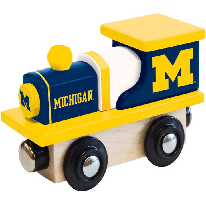 Masterpieces Puzzles - Wholesale Wood Toy - Kids - Michigan Wolverines Toy Train Engine