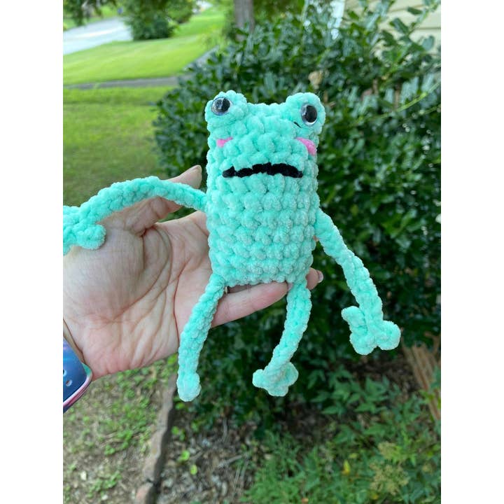 22 Cute Designs - Wholesale Stuffed/Plush Toy - Kids & Baby - Handmade Crochet Leggy Frogs