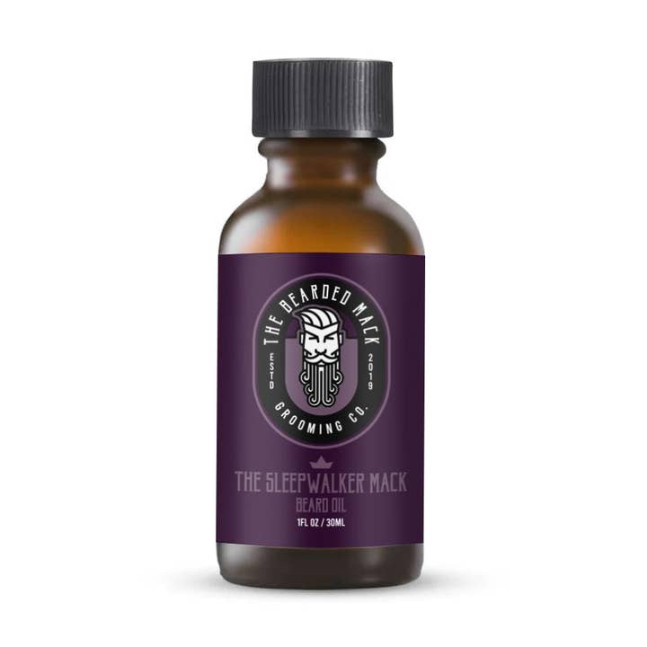 The Sleepwalker Mack Beard Oil - Lavender & Vanilla for wholesale by The Bearded Mack Grooming Co