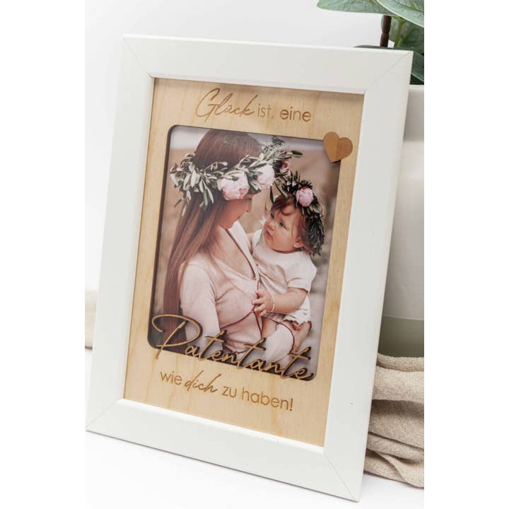 HANDMADE von Mia FÜR DICH - Wholesale Picture Frame - Picture frame Happiness is having a godmother like you3