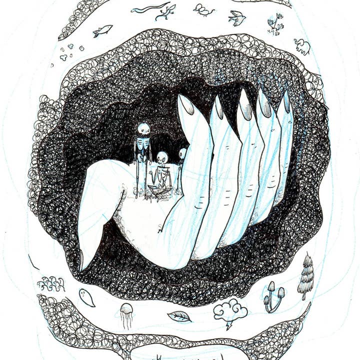 Cat Rocketship - Wholesale Tarot Cards - The Skeleton Tarot Deck6