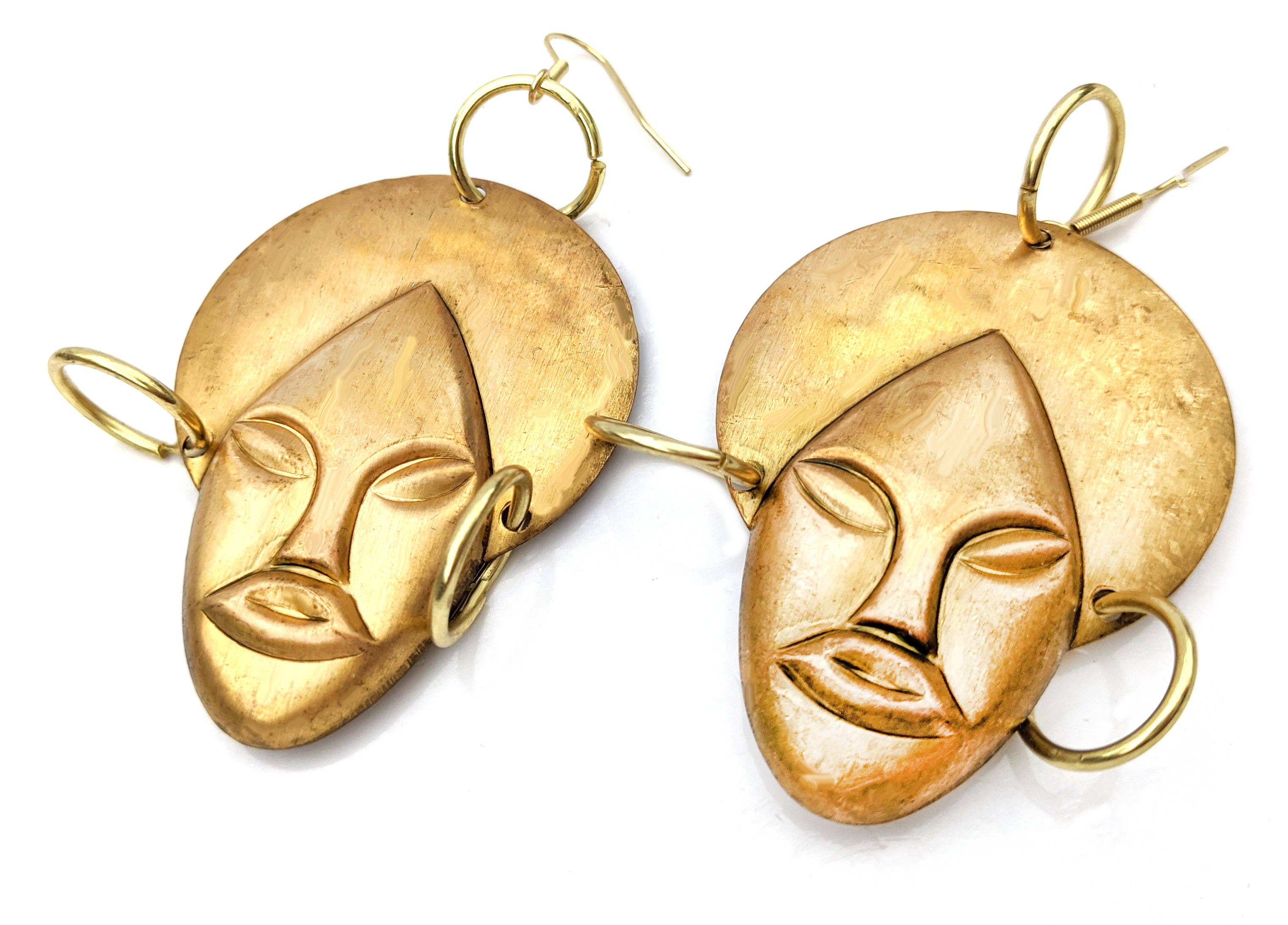 Gay Isber Designs - Wholesale Dangle Earrings - Brass Genie Earrings USA Gay Isber gift bag XL1