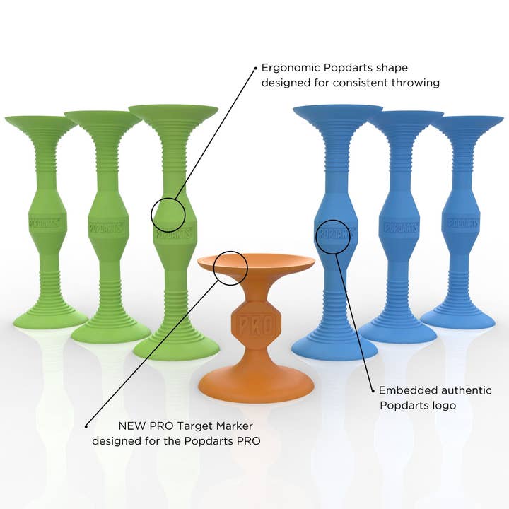 POPDARTS - Wholesale Sporting Game - Kids & Baby - Popdarts Pro Pack (Blue & Green)1