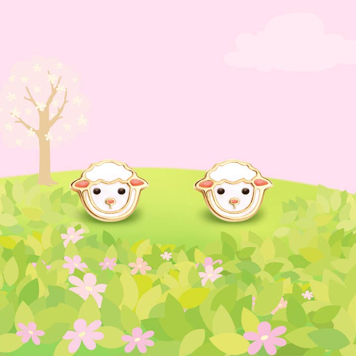 Lovely Lamb | Cutie Stud Earrings for Girls
for wholesale by Girl Nation