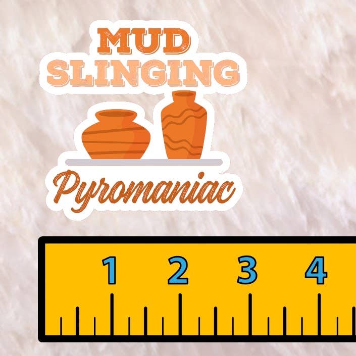 Dancing Dolphin Crafts – Engroshandel Klistermærke – Mudder Slinging Pyroman | Keramik klistermærke | Keramisk klistermærke7