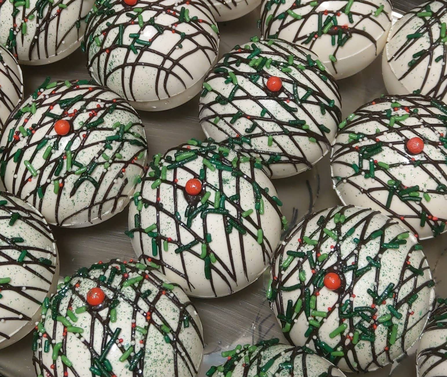 Wild Angel Treats, LLC - Wholesale Hot Cocoa Mix/Kit - Christmas Large Artisanal Hot Cocoa Bombs - BULK4