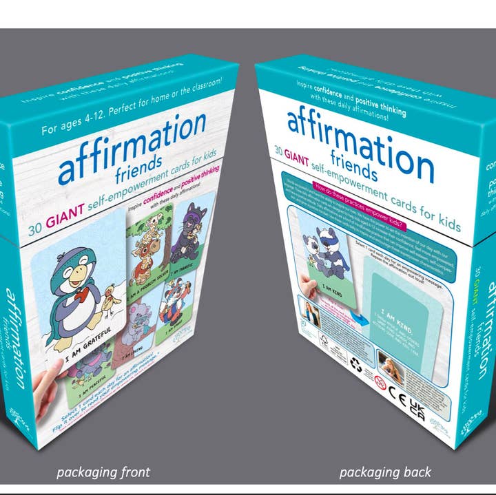 Mindfulness Affirmation Friends Empowering Mindful Cards for wholesale by Plushland