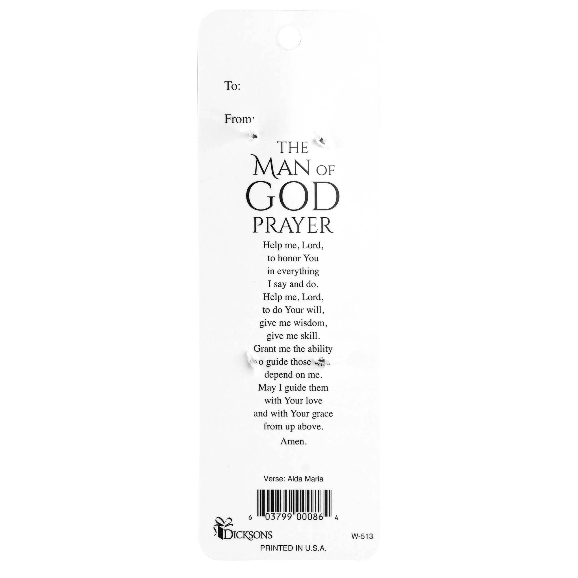 Dicksons - Wholesale Pen - Pen Man Of God Prayer Metal2