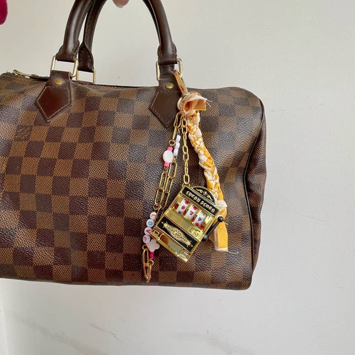 Liviana Lisbon - Wholesale Purse/Bag Accessory - Women's - PORTE-CLÉS MACHINE À SOUS OR1