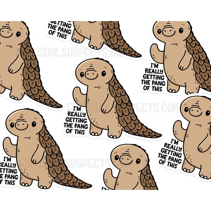 FunUsual Suspects - Wholesale Sticker - Pangolin Sticker2