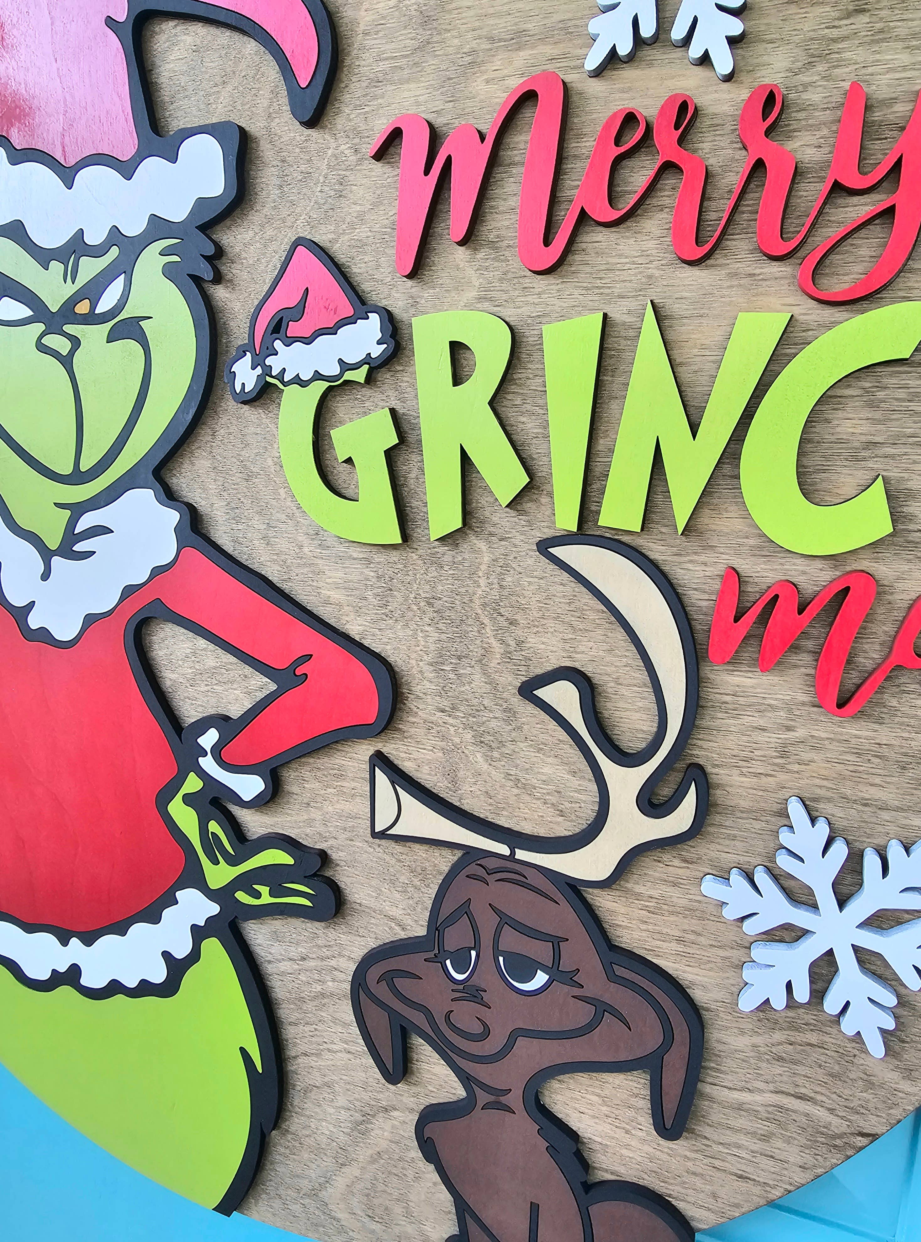 Teal Moon Creations - Wholesale DIY Craft Kit - DIY Grinch and Max Door Hanger1