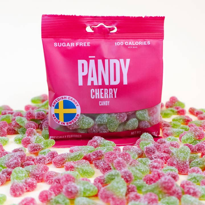 Sweetish- Swedish Candy Wholesale - Wholesale Gummy - Pandy Swedish Candy Sour Cherry 1.8oz