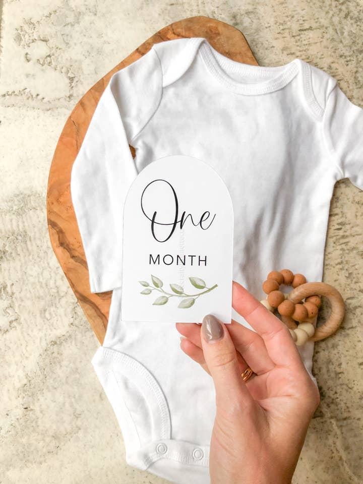 Ensemble de jalons Greenery - Arch pour la vente par The Crafty Brunette Co