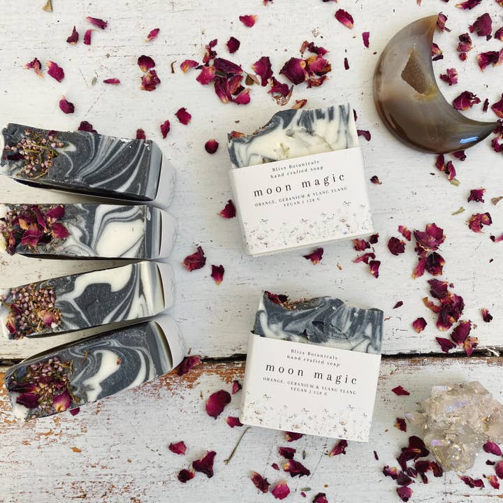 Bliss Botanicals - Wholesale Bar Soap - Moon Magic Soap - Orange, Geranium and Ylang Ylang