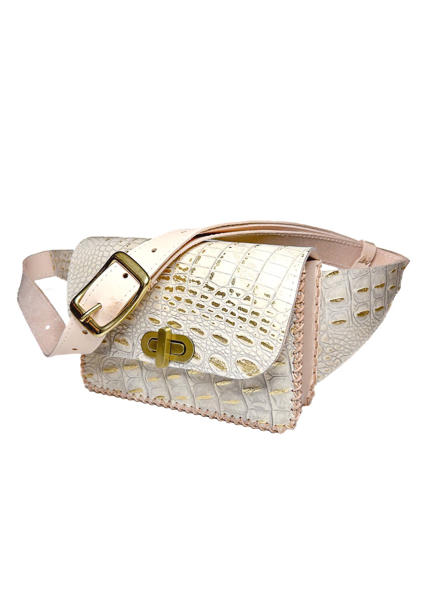 Fado Made Co. — Leather Goods - Wholesale Belt Bag - Women's - 'Cross Your Heart' Leather Belt Bag / Sling Bag / Fanny Pack3