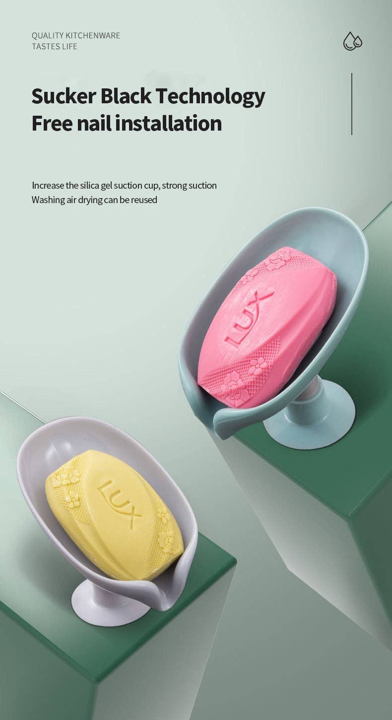 VIGOR - Wholesale Bath Soap Dish - Lotus Leaf Soap Dish Holder(10 Pack)0