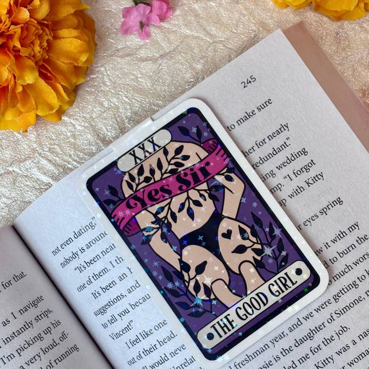 Le Bon Signet Magnétique de Carte de Tarot Fille pour la vente par Posh Paperie