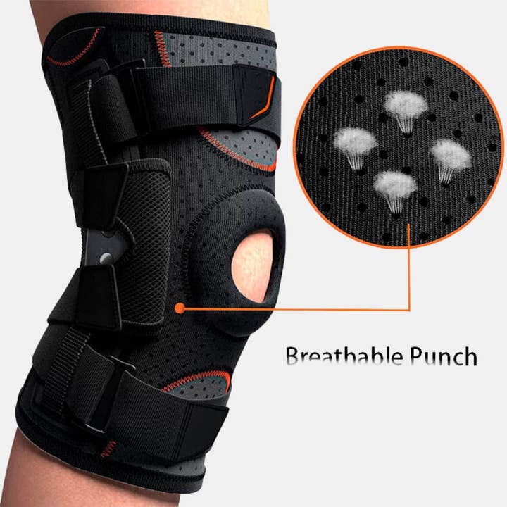 VIGOR - Wholesale Body brace/support - Neoprene Strong Support Sports Hinged Knee Pads Knee Brace(18