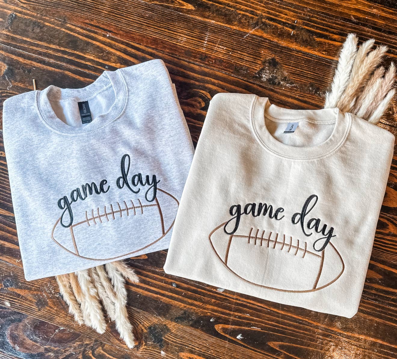 Top Notch - Vendita all'ingrosso Felpa - Donna - Girocollo ricamato Game Day4