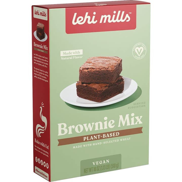 Vegan Brownie Mix for wholesale by Lehi Mills