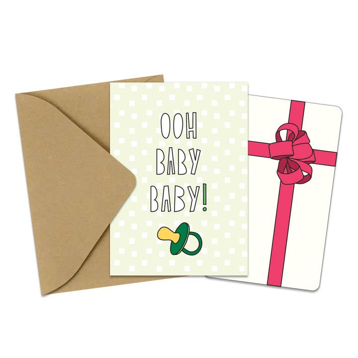 Ooh Baby Baby - Enclosure Card for wholesale by Near Modern Disaster