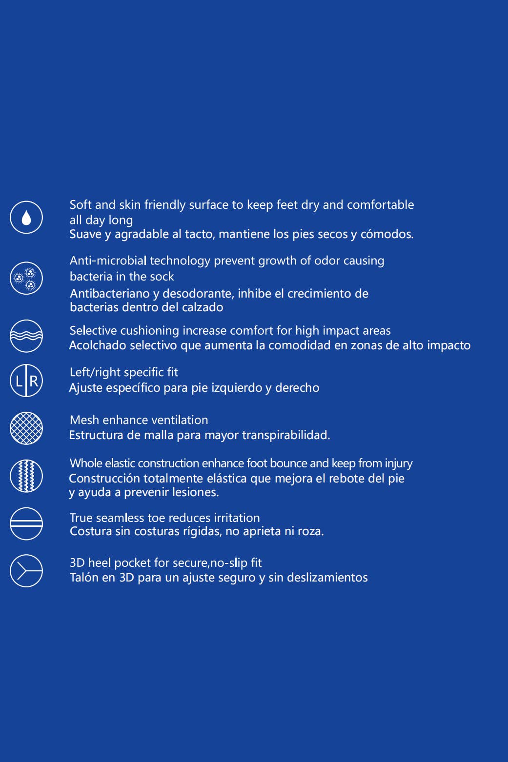 Marc JoJo - Wholesale Socks - Unisex - 💪 Sport Pro Fitness Socks
6