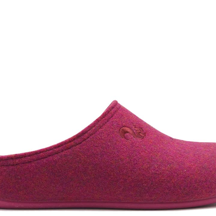 thies 1856 ® Chausson en PET recyclé vegan fuchsia pour la vente par thies