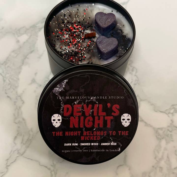 Marvelous Candle Studio – wholesale Jar/filled candle – Devils Night Candle | Penelope Douglas Dark Romance