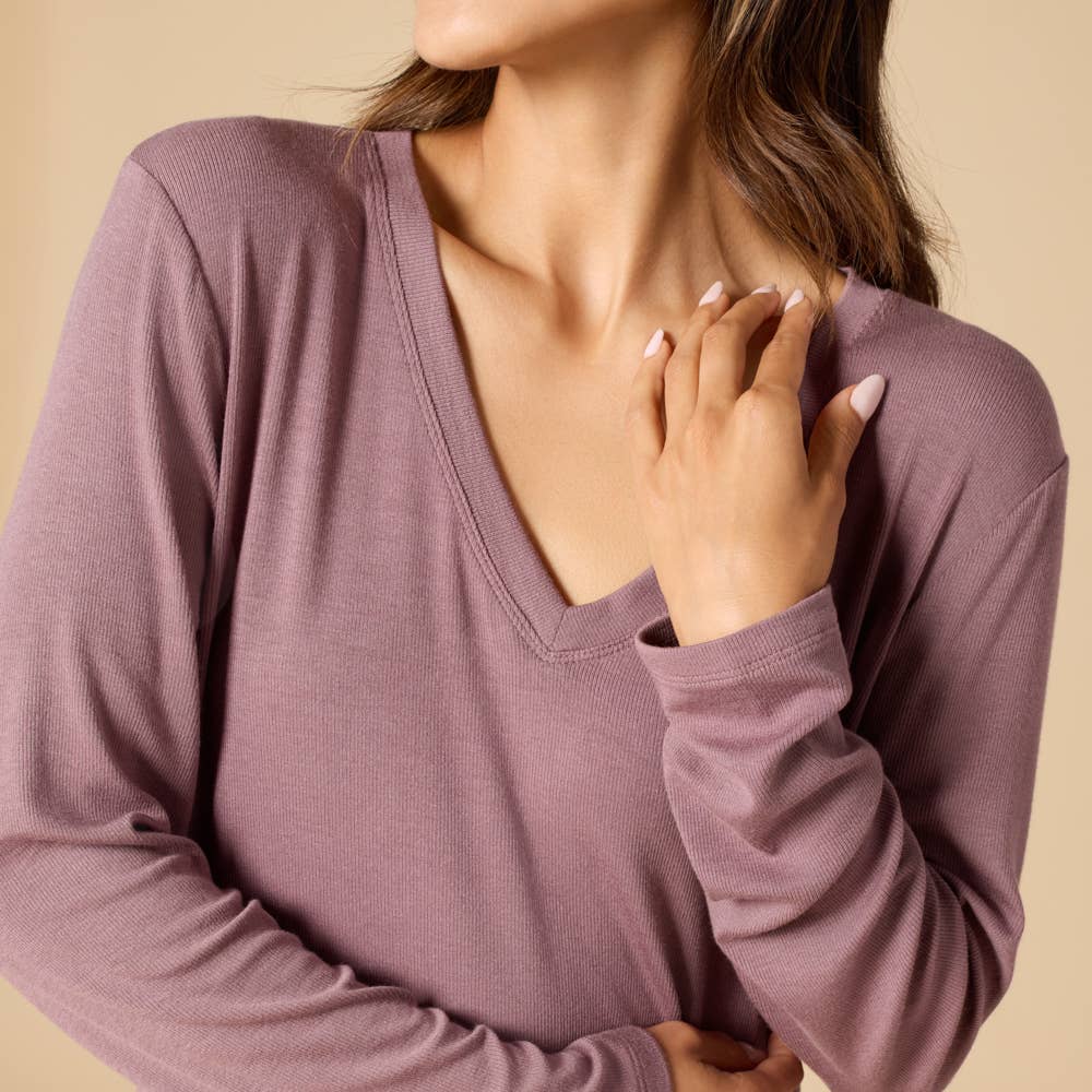 Softies – Engroshandel Natkjole - Dame – Sleep Soft Classic V-hals natkjole til kvinder8