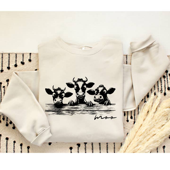 Moo Crew Graphic Tee for wholesale by Dairyland Bach Co.
