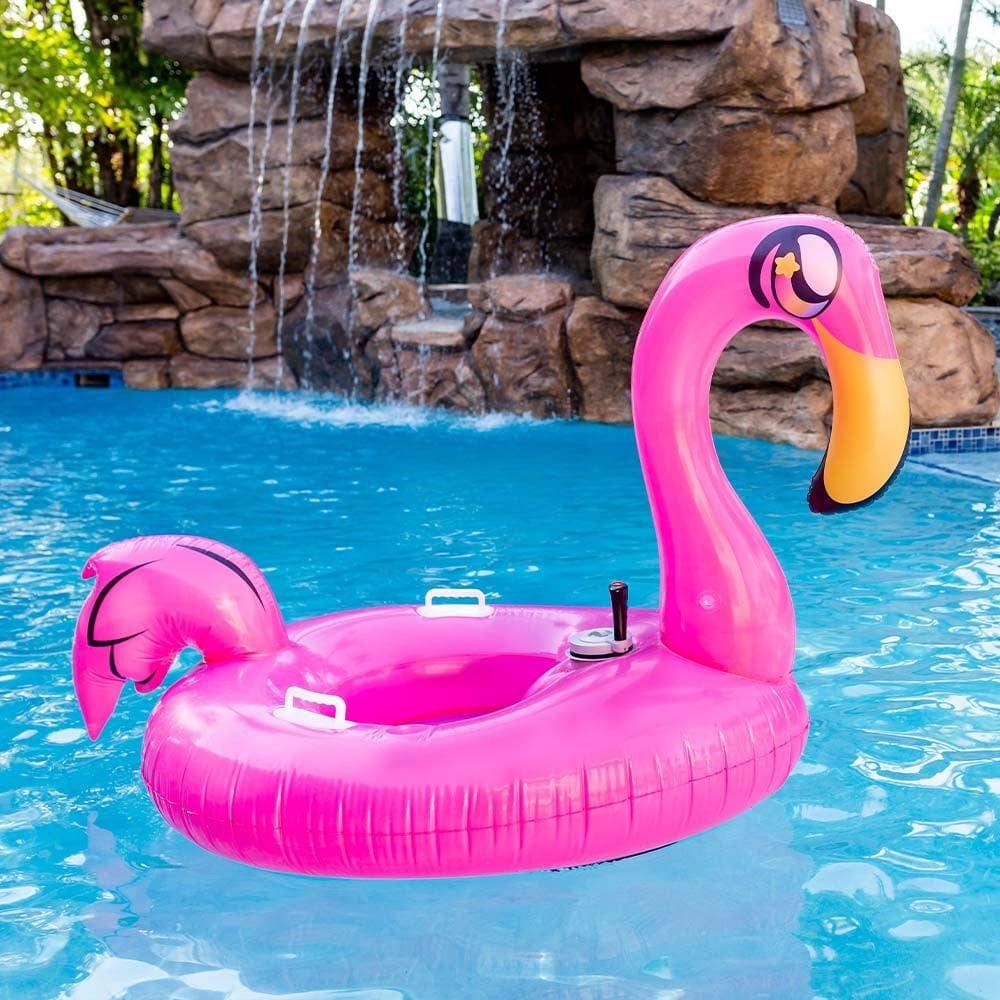 PoolCandy - Wholesale Inflatables - Tube Runner Motorized Flamingo Pool Float Special Edition2