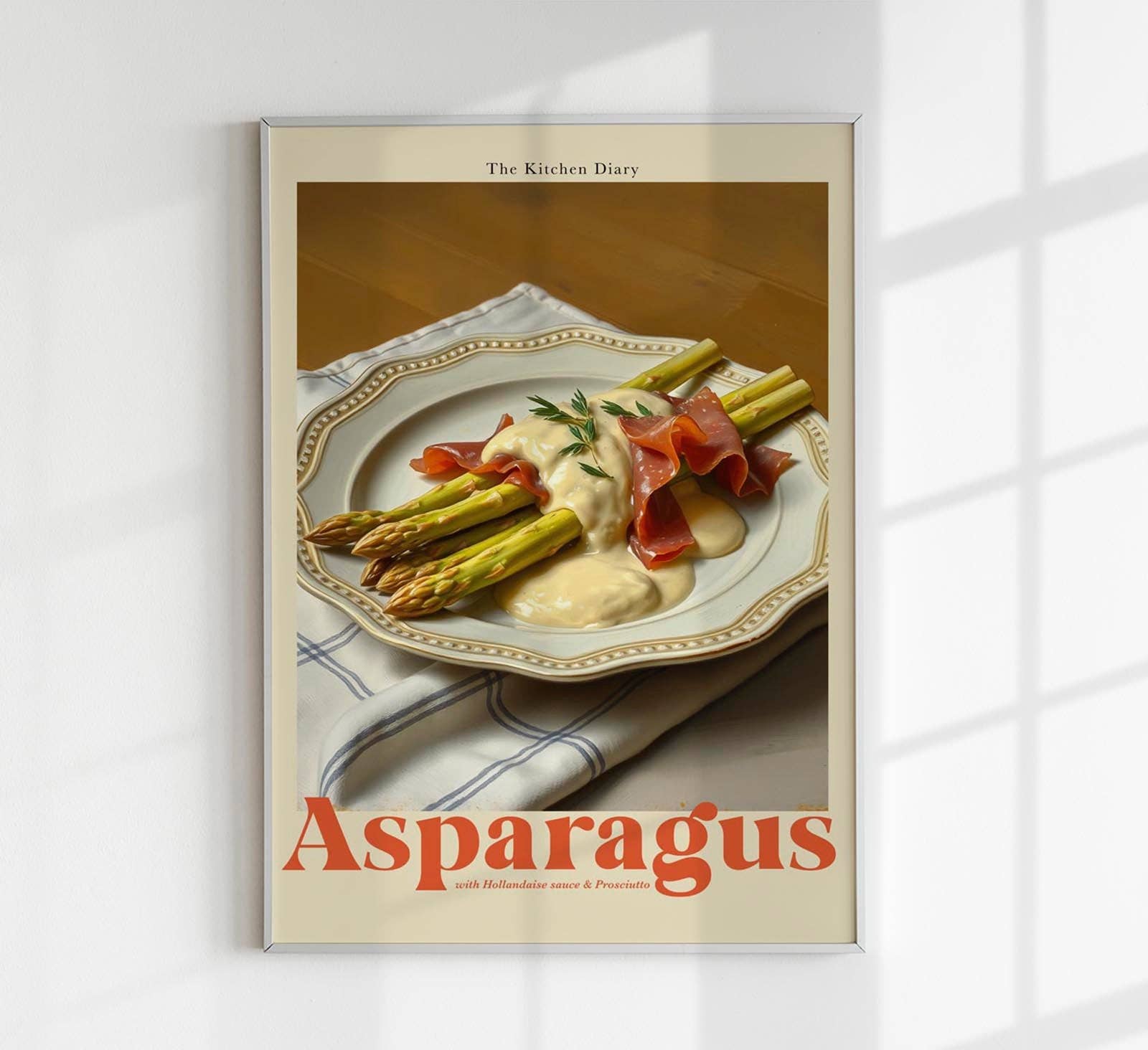 Patroa Studio - Wholesale Poster - Asparagus The Kitchen Diary