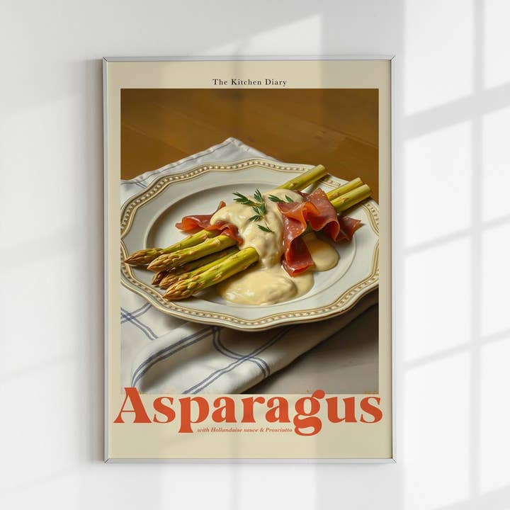 Patroa Studio - Wholesale Poster - Asparagus The Kitchen Diary0