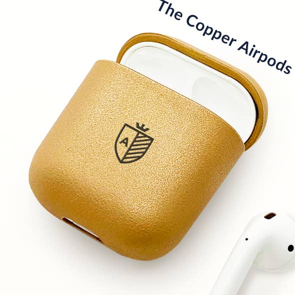 Funda AirPod de cobre antiviral y antibacteriana para venta al por mayor de Copperline