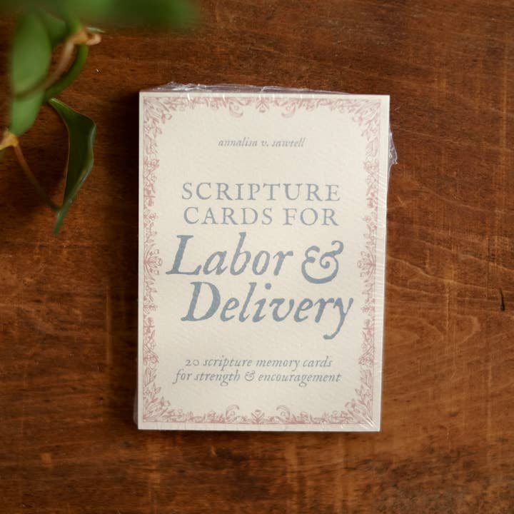 Scripture Cards for Labor & Delivery (Set of 20) | Christian for wholesale by annalisa v. sawtell