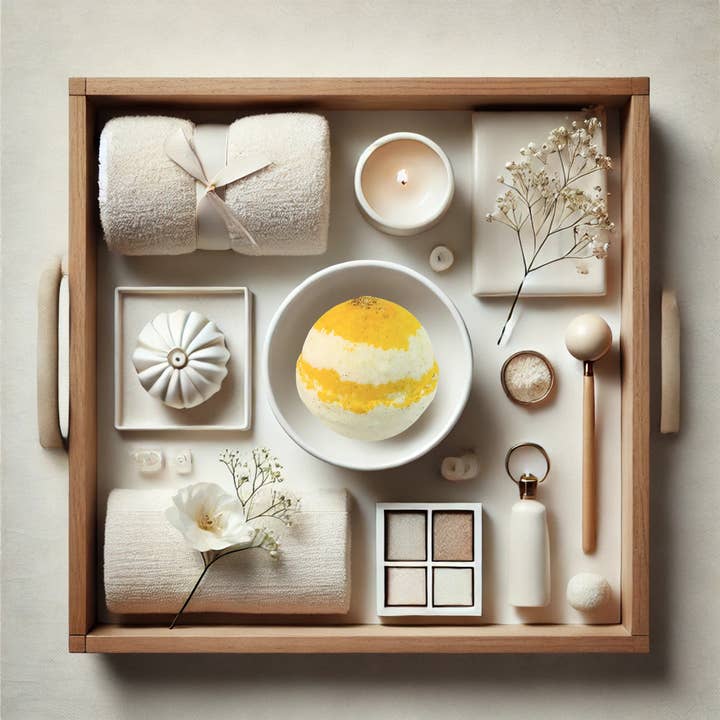 Orglamix - Wholesale Bath Bomb/Fizz - Turmeric Bath Bomb | Glow Soak For Brightening Skin1