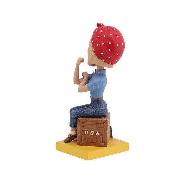 Royal Bobbles - Wholesale Decorative Figurine - Royal Bobbles Rosie the Riveter Collectible Bobblehead1