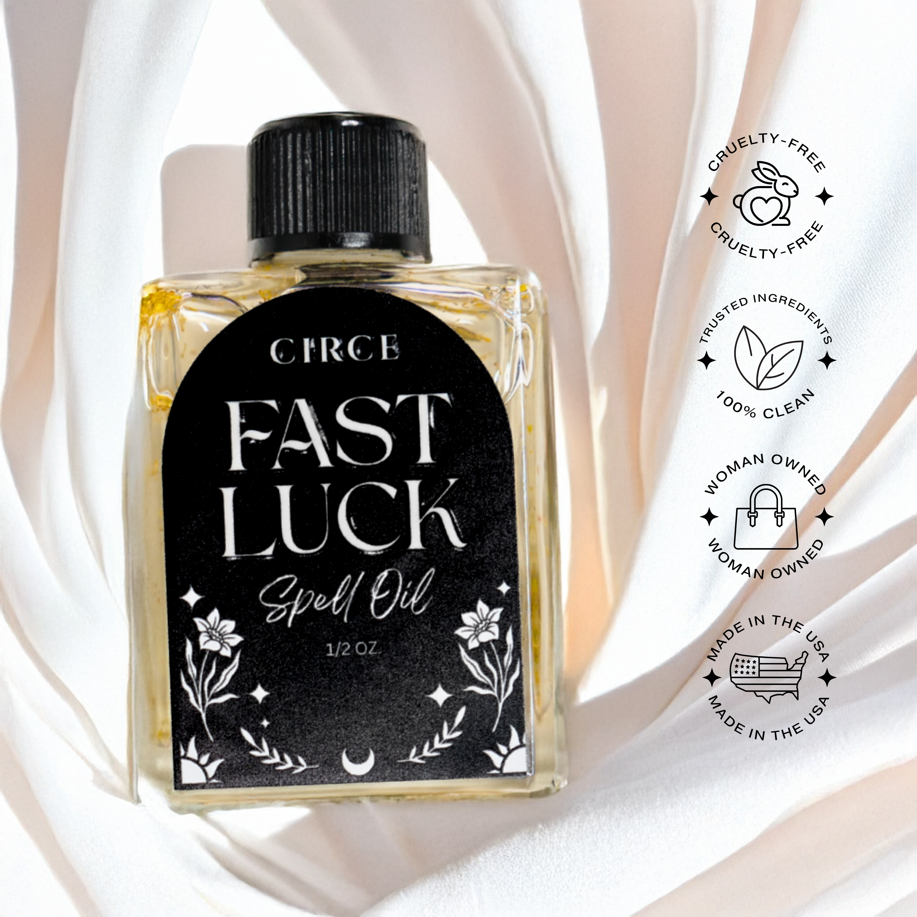 CIRCE - Vente Huile essentielle - Huile de Sort de Chance Rapide CIRCE 1/2 oz. - Vente en Gros3
