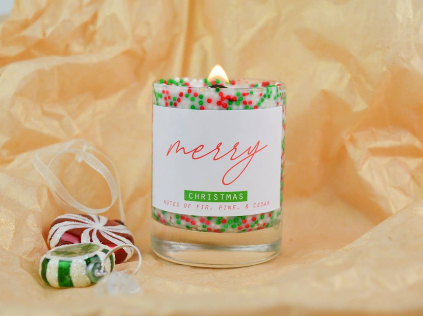 Continue Good – wholesale Jar/filled candle – Mini Merry Christmas Candle7