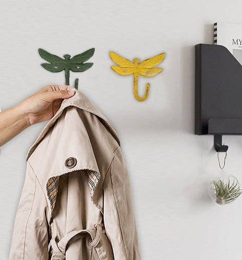 NACH – wholesale Väggkrok – trollslända krok-grön1