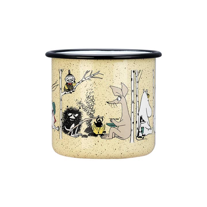 Treacle George (Muurla & Havi) – wholesale Coffee mug – MOOMIN | Enamel XL Mug | Campers | 0.80L2
