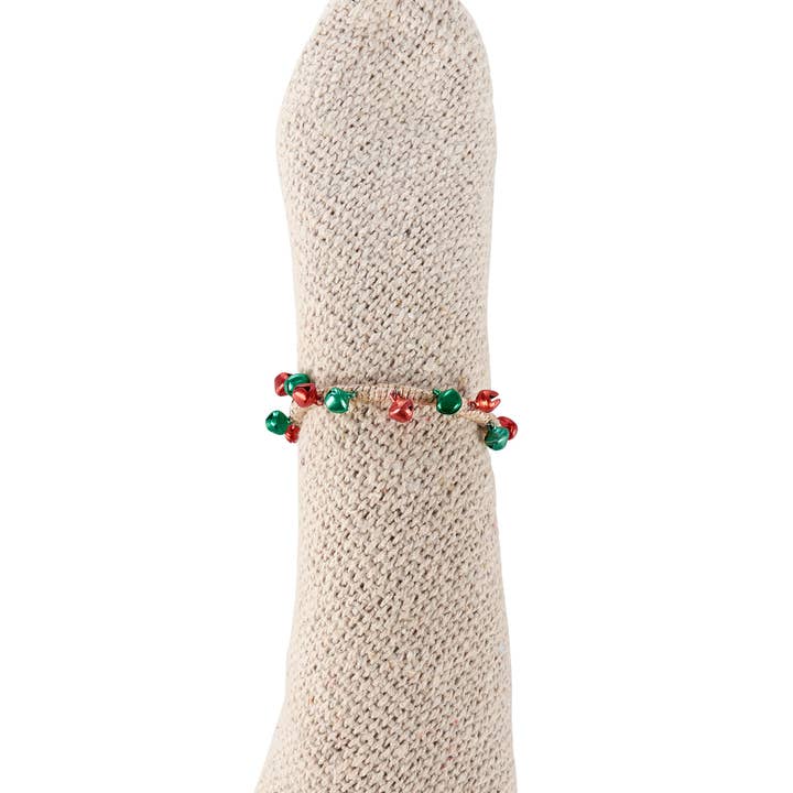 Christmas Bells Napkin Ring for wholesale by Primitives by Kathy