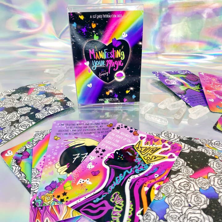 Timmery - Wholesale Tarot Cards - Manifesting Your Magic - 52 Card Affirmation Deck2