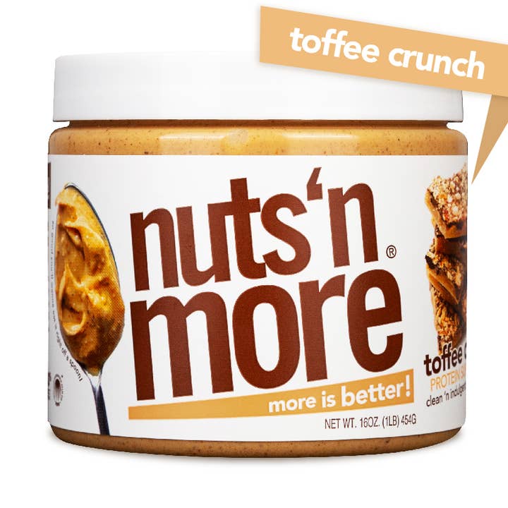 Toffee Crunch High Protein Peanut Butter Spread for wholesale by Nuts 'N More